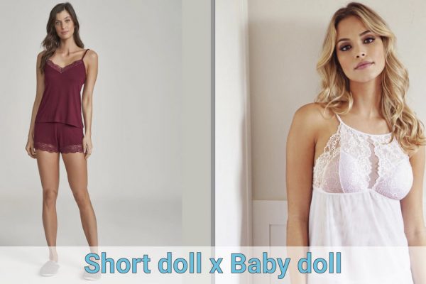 Short doll x Baby doll – você sabe a diferença?